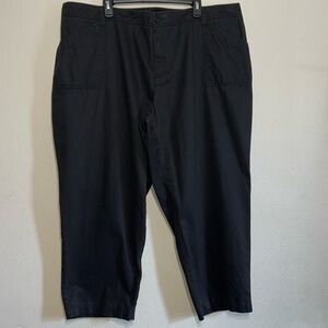 Kim Rogers Women Black Slacks Pants Size 24W Petite